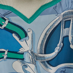 Hermes Sweater Knitwear Blue/Green Size 38