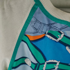 Hermes Sweater Knitwear Blue/Green Size 38