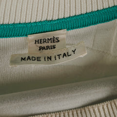 Hermes Sweater Knitwear Blue/Green Size 38