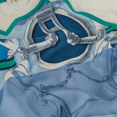 Hermes Sweater Knitwear Blue/Green Size 38