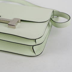 Hermes Constance 18 Mini Vert Fizz Epsom - U Stamp 2022
