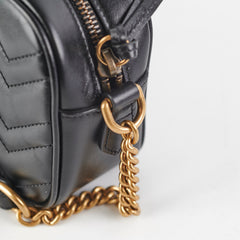 Gucci Mini Marmont Camera Bag Black