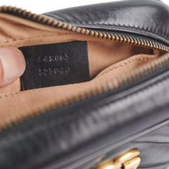 Gucci Mini Marmont Camera Bag Black