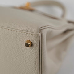 Hermes Kelly 28 Craie Togo - U Stamp