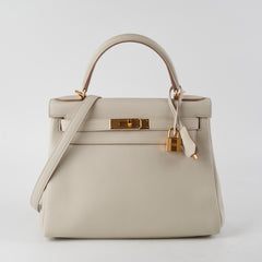 Hermes Kelly 28 Craie Togo - U Stamp