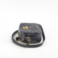 Gucci Mini Marmont Camera Bag Black