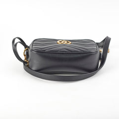 Gucci Mini Marmont Camera Bag Black