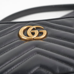 Gucci Mini Marmont Camera Bag Black
