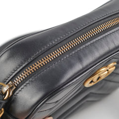 Gucci Mini Marmont Camera Bag Black