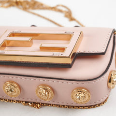 Fendace Nano Baguette Card Holder On Chain