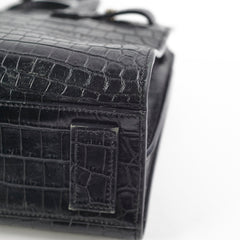 Saint Laurent Nano Sac De Jour Embossed Black