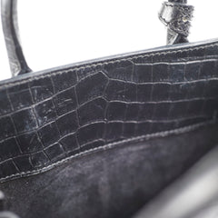 Saint Laurent Nano Sac De Jour Embossed Black