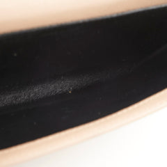 Saint Laurent Uptown Pouch in Grain with Chain Beige