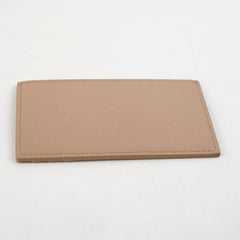 Saint Laurent Uptown Pouch in Grain with Chain Beige