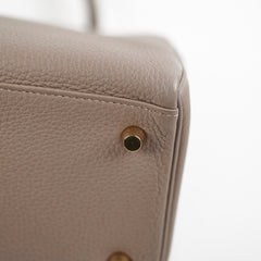 Hermes Kelly 28 Gris Asphalte Clemence - A Stamp