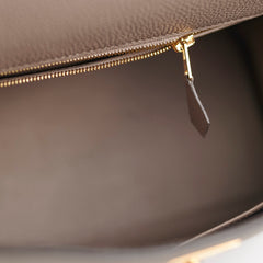 Hermes Kelly 28 Gris Asphalte Clemence - A Stamp