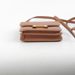 Hermes Mini Constance 18 Quebracho U Stamp 2022