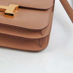 Hermes Mini Constance 18 Quebracho U Stamp 2022