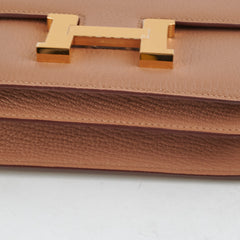 Hermes Mini Constance 18 Quebracho U Stamp 2022