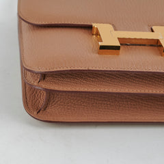 Hermes Mini Constance 18 Quebracho U Stamp 2022