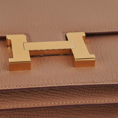 Hermes Mini Constance 18 Quebracho U Stamp 2022