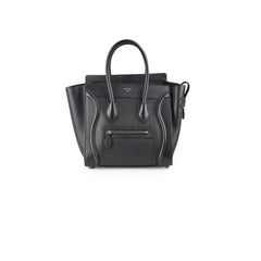 Celine Micro Luggage Black Bag