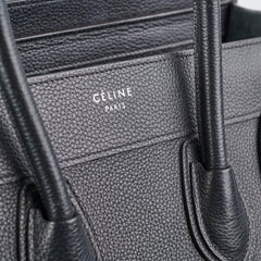Celine Micro Luggage Black Bag
