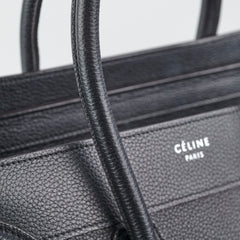 Celine Micro Luggage Black Bag