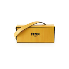 Fendi Horizontal Box Shoulder Bag Yellow