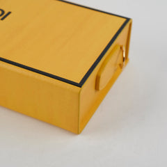 Fendi Horizontal Box Shoulder Bag Yellow