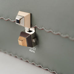 Fendi Kan Small Grey Crossbody