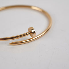Cartier Juste Un Clou Small Yellow Gold Size 17 Bracelet