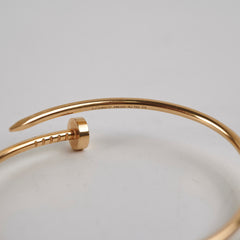 Cartier Juste Un Clou Small Yellow Gold Size 17 Bracelet