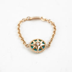 Christian Dior Rose Des Vents Ring Size 54