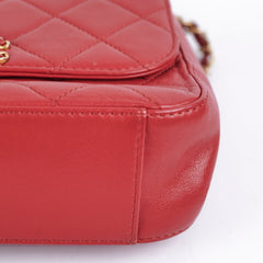Chanel Seasonal Red Top Handle