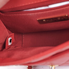 Chanel Seasonal Red Top Handle