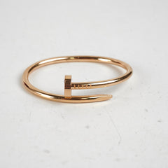 Cartier Juste Un Clou JUC Bracelet Size 15 Pink Gold 2023