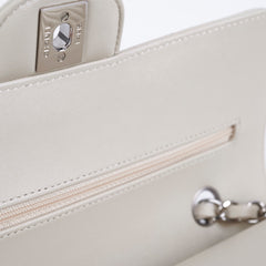 Chanel Classic Flap Small Lambskin Chevron Cream - Series 31
