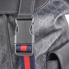 Gucci Monogram Black Men's Backpack