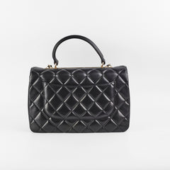 Chanel CC Trendy Medium Black Lambskin