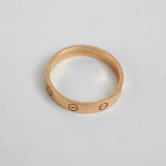 Cartier Love Ring Weddng Band Yellow Gold Size 60