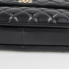 Chanel CC Trendy Medium Black Lambskin