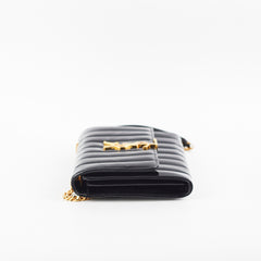 Saint Laurent Vicky Crossbody Bag Black