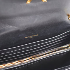Saint Laurent Vicky Crossbody Bag Black