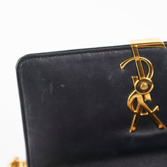 Saint Laurent Vicky Crossbody Bag Black