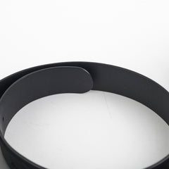 Chanel Gold Rhinestone Black Belt Size 80cm