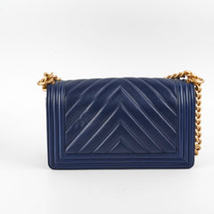 Chanel Old Medium Boy Blue
