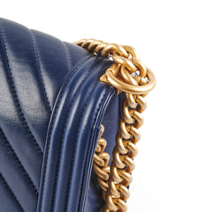 Chanel Old Medium Boy Blue