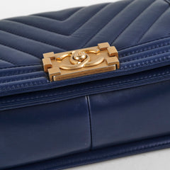 Chanel Old Medium Boy Blue