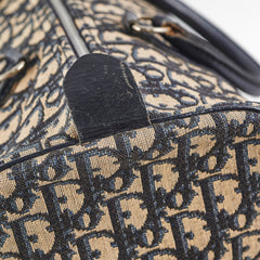 Christian Dior Boston Navy Monogram Bag